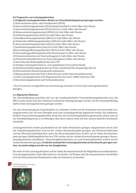 Uniformierungsrichtlinie des LFV Steiermark - Freiwillige Feuerwehr ...