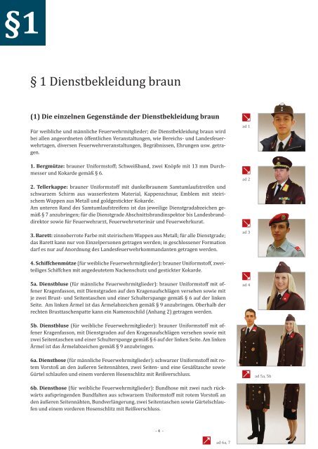 Uniformierungsrichtlinie des LFV Steiermark - Freiwillige Feuerwehr ...
