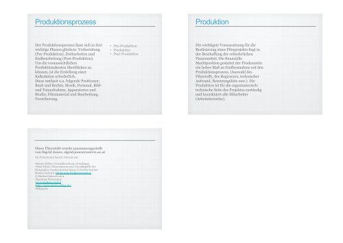 Filmsprache - Grammatik des Films