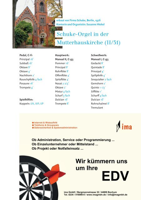 PROGRAMM - Internationales Düsseldorfer Orgelfestival