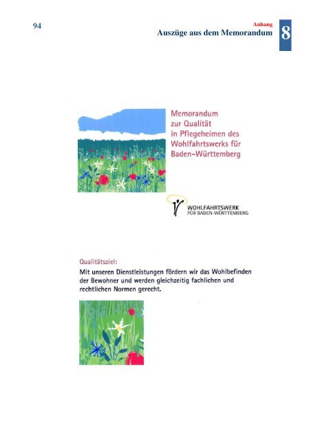 Qualitätsbericht 2011 - Wohlfahrtswerk für Baden-Württemberg