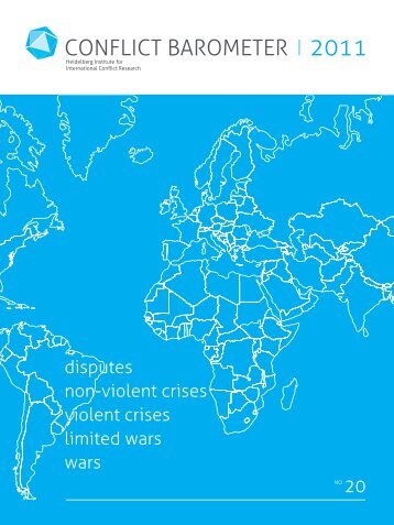 disputes non-violent crises violent crises limited wars wars 20 - IPSI