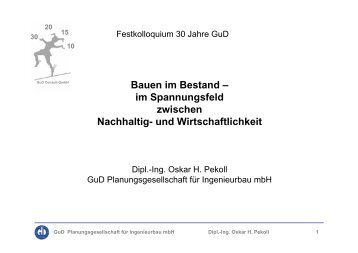 im Spannungsfeld zwischen Nachhaltig- und Wirtschaftlichkeit