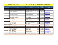 UNIPSIL - PAPCS Telephone Directory (June 2011)