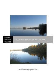 Kainz Markus WS 2011-12_Erfahrungsbericht_Studium_Seinäjoki_FI