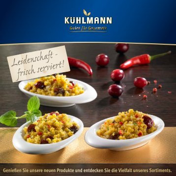 Gourmetkatalog 2013 - Kühlmann