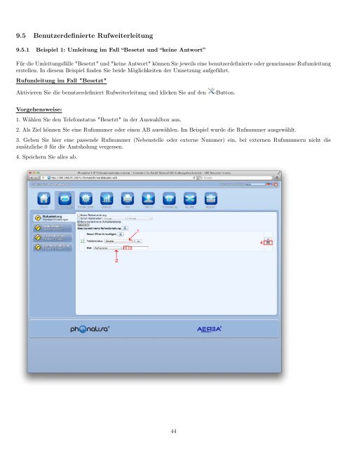 Administrationshandbuch Weboberfläche Version 5.0 - Phonalisa