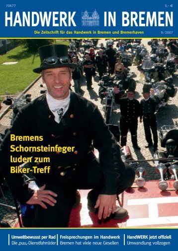 Bremens Schornsteinfeger luden zum Biker-Treff
