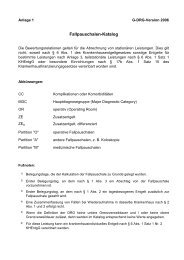 Fallpauschalenkatalog 2006