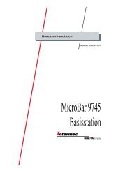 Handbuch Microbar 9745 - Intermec
