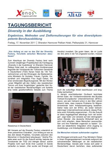 Bericht Fachtagung Diversity Factory.pdf - XENOS-Panorama-Berlin