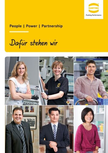 People | Power | Partnership - HARTING Karriere