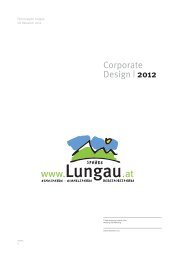 Corporate Design | 2012 - Ferienregion Lungau