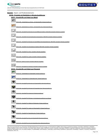 BOUTET - Spann- und Positionierelemente 00100 ... - TraceParts
