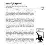 Doris Mnich: Aus der Schule geplaudert - Lichtenberg-Gesellschaft eV