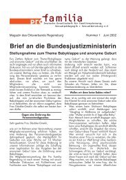 Brief an die damalige Justizministerin Brigitte Zypries - Regensburg ...