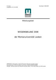 MBL 700809 - Wissensbilanz 2008.pdf - Montanuniversität Leoben