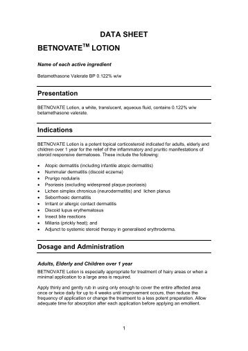 BETNOVATE-C Cream & Ointment - Medsafe