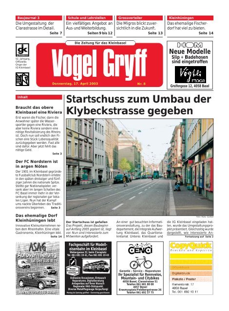 17. April 2003 - Vogel Gryff