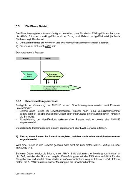 REGISTERHARMONISIERUNG Handbuch für ... - Kanton Solothurn