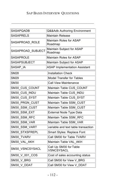 SAP Basis Interview Questions, Answers, and ... - SAP Techies