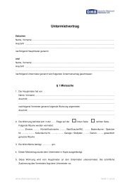 Untermietvertrag Muster Noknok