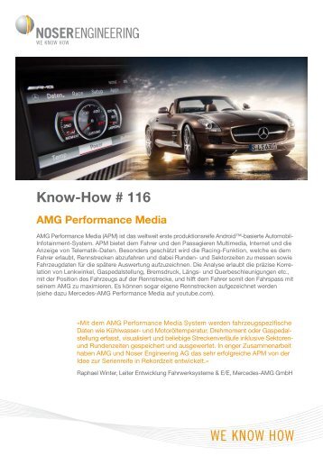 Mercedes-AMG - Noser Engineering AG