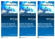 Ed Traut Prophetieseminar Prophetieseminar ... - Auerehuus