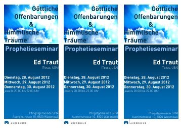 Ed Traut Prophetieseminar Prophetieseminar ... - Auerehuus