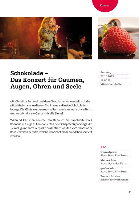 Kulturprogrammheft 2013 - Andernach