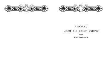 Traktat über die edlen Steine (nur PDF) - Heligonia