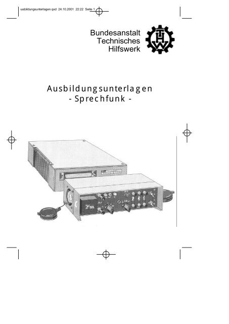 Ausbildungsunterlagen - Sprechfunk -