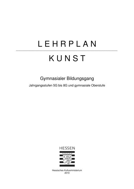 L E H R P L A N K U N S T - Lessing-Gymnasium