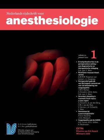 Nederlands tijdschrift voor anesthesiologie - Nederlandse ...