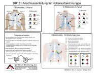 DR181 Anschlussanleitung für Holteraufzeichnungen - NorthEast ...