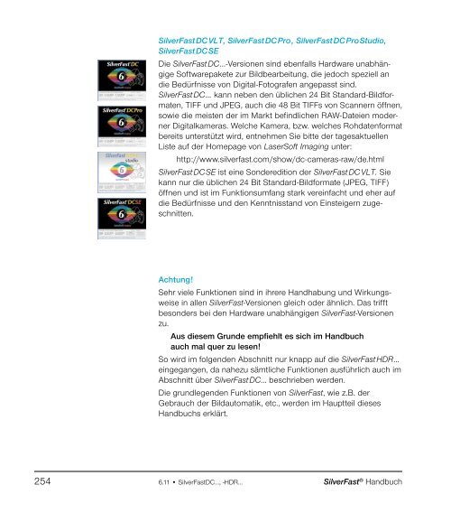 Handbuch mit allen Kapiteln - LaserSoft Imaging