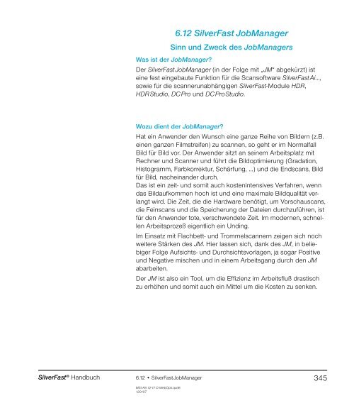 Handbuch mit allen Kapiteln - LaserSoft Imaging