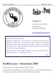 Ausgabe 43 - Tauchsportfreunde Dachau eV