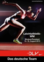 Das deutsche Team - leichtathletik.tv - Das Leichtathletik-Videoportal