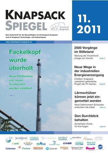 Lärmschützer können jetzt ein - Offener Chemiepark Knapsack