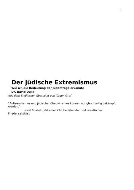 Der Judische Extremismus Echo Des Montagnes