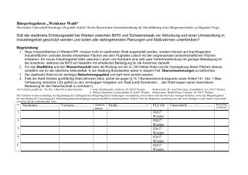 Bürgerbegehren „Weidener Wald“ - Die-linke-wen-new-tir.de