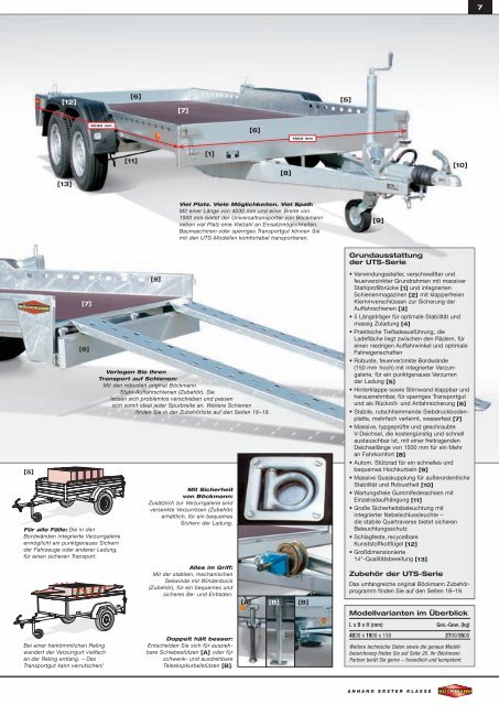 Baumaschinen- und Kommunaltransporter