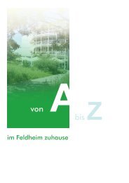 A - Z Broschüre - FELDHEIM