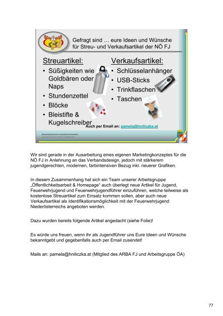 Landestreffen 2009 + 2010 - Niederösterreichische Feuerwehrjugend