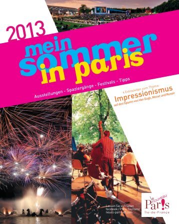 Mein sommer in Paris - Espace professionnel tourisme Paris Île-de ...