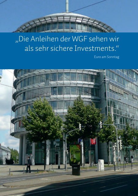 WGF 6,35 % Hypothekenanleihe Fragen und Antworten