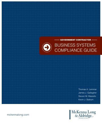 business systems compliance guide - McKenna Long & Aldridge LLP