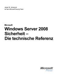 Windows Server 2008 Sicherheit – Die technische Referenz - Gattner