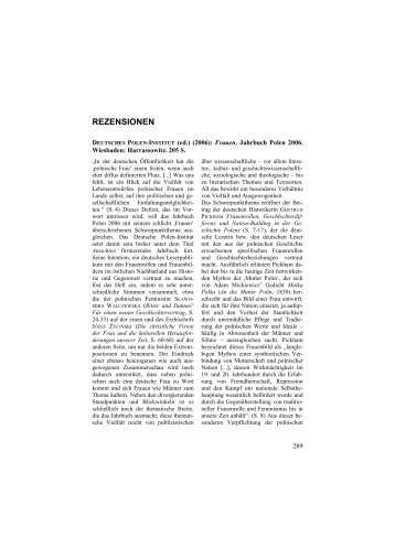 REZENSIONEN - Convivium. Germanistisches Jahrbuch Polen